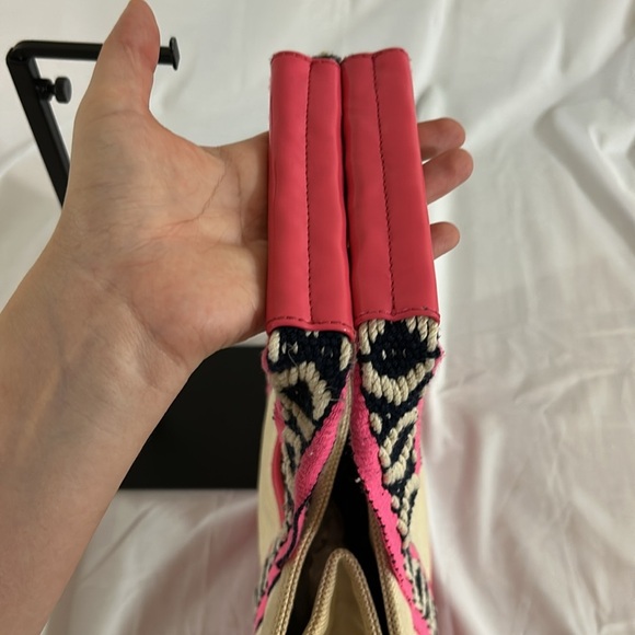 Tory Burch Canvas Top Handle Bag - Picture 12 of 13